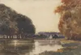 Untitled by Henry Frank Waring, watercolour, sold Nov 2022