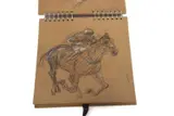 Over 160 pages of studies in various mediums, mainly graphite, chalk by Ronald Olley, pencil, sold Nov 2022