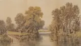 Trowse Hythe, Norwich by John Joseph Cotman, watercolour, sold Nov 2022