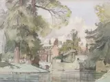 The Backs by Frederick William Baldwin Sma, watercolour, sold Nov 2022