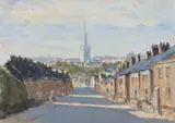 Outskirts of Norwich by Terence Rudkin, watercolour, sold Nov 2022