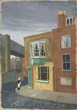 Bankside by Noël Spencer, oil on board, sold Nov 2022