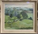 Wensley Dale by Vera K.Spencer A.R.C.A., oil on board, sold Nov 2022
