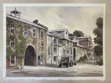The Old Maltings, Snape, Suffolk by George Sear, watercolour, offered Nov 2022