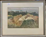Strupshaw Quarry by Noël Spencer, 1972, watercolour and gouache, sold Nov 2022