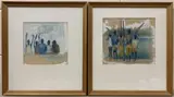 Untitled by Mary Davis, mixed media, sold Nov 2022