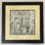 Dog Eat Dog by Chris Orr, lithograph, sold Nov 2022
