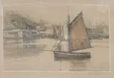Ilfracombe Harbour by Henry G. Walker, etching, offered Nov 2022