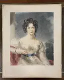 Miss Croker' coloured mezzotint by Sydney Ernest Wilson, print (other), sold Nov 2022