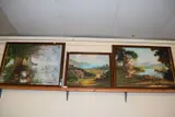 A group of three oil on canvas studies, rural views by Luigi Russo, OIL ON CANVAS, sold Oct 2022