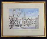 Tombland Alley, Norwich by Andrew Freebrey, watercolour, sold Oct 2022