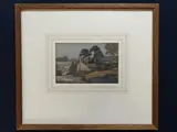 Blakeney Point by Wilfred Waterfield, watercolour and charcoal, sold Oct 2022