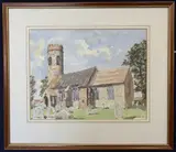 St Peters and St Paul's Church by B.M. Beeden, watercolour, sold Oct 2022
