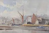 Woodbridge Tide Mill by John Arthur Western, watercolour, sold Oct 2022
