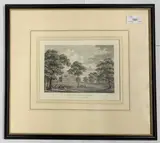 Rainham in Norfolk the seat of Lord Visc.t Townshend by William Watts, engraving, sold Oct 2022