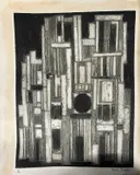 Limited edition coloured etching, numbered 8/50 by Valerie Thornton, etching, sold Oct 2022