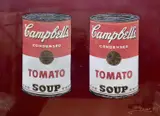 After Warhol, Campbell's Tomato Two by Pietro Psaier, mixed media, offered Oct 2022