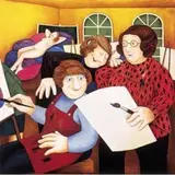 The Art Class by Beryl Cook, print, sold Oct 2022