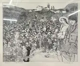 The Grape Pickers, limited edition etching, numbered 89/250 by Anthony Gross, etching, sold Oct 2022