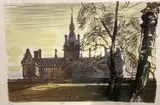 Fettes College, Edinburgh, Limited edition colour lithograph, titled and numbered 61/75, 21 x 30ins by Edwin La Dell, lithograph, sold Oct 2022