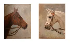Untitled by Julius Holzmuller, oil on canvas, sold Jul 2024