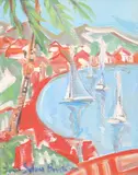 Anchorage by Janice Sylvia Brock, oil on canvas, sold Jul 2024