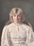 Henriette by Georges Weissbort, oil on canvas, sold Jul 2024