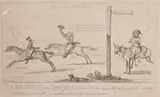 Westminster Races, A Political Heat run in Covent Garden by Thomas Rowlandson, engraving, offered Jul 2024