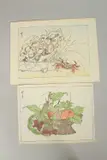 FROM THE SERIES OF KYOSAI'S DRAWINGS, two late 19th century original Japanese woodblock prints (diptych) by Kyosai Kawanabe, print (other), offered Jun 2024