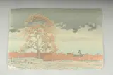 LAKESIDE SHOWER AT MATSUE, c by Kawase Hasui, print, sold Jun 2024