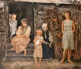 Anticipation by Boris Mikhaylov, oil on canvas, sold Jun 2024