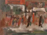 A collection of five unframed by George Weissbort, oil, sold Jun 2024