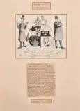 Ready Made Coat of Arms for Sir Henry Campbell-Bannerman, a drawing for Punch by Edward Tennyson Reed, ink, sold Jun 2024