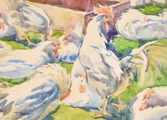 Untitled by Anna Cherednichenko, watercolour, sold Jun 2024