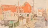 A group of four by George Weissbort, watercolour, sold Jun 2024