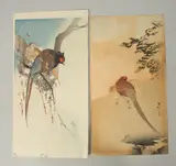 PHEASANT, two early 20th century Japanese woodblock prints, (2) by Ohara Koson, print (other), sold May 2024