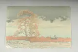 LAKESIDE SHOWER AT MATSUE, c by Kawase Hasui, print, sold May 2024