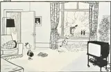 Daily Mail Cartoonist, 'You Were Just Saying, Little Girls Should Learn to Knit Not Box by Stanley McMurtry, ink and watercolour, offered Apr 2024