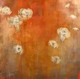 Seattle, United States, a still life study of wild flowers in a field, mostly watercolour and bodycolour by Maeve Harris, watercolour and bodycolour, offered Apr 2024