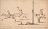 Westminster Races, A Political Heat run in Covent Garden by Thomas Rowlandson, etching, sold Apr 2024