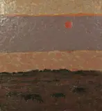 Enjoying Rhoscryman by Kyffin Williams, oil on canvas, sold Mar 2024