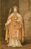 Spanish, a portrait of Alonso IV by Valentin Carderera y Solano, watercolour, sold Mar 2024