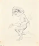 All by Brownie Downing, ink and watercolour, sold Mar 2024