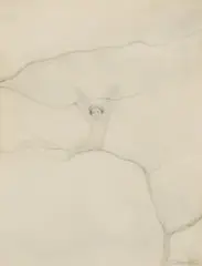 An angel on a branch by Charles Prosper Sainton, pencil, sold Mar 2024