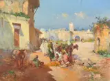 Spanish by Manuel Mensa Salas, oil on board, offered Mar 2024
