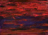 Red Sky at Night by Patricia Langmead, oil on panel, offered Feb 2024