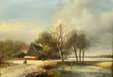 Dutch by Willem Bodemann, oil on panel, sold Jan 2024
