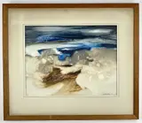 watercolour - Small Shore, signed and dated 64 in by Mardi Barrie R.s.w., watercolour, sold Mar 2022