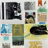 ten various linocuts - including 'Snow' by John Cotton (2 x), William Williams by Paul Peter Piech, print (other), sold Mar 2022