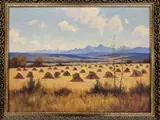 Untitled by Roland Gissing, oil on canvas, sold Mar 2022